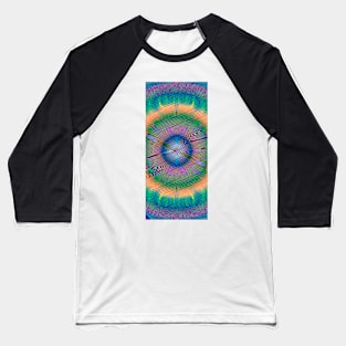 Serpent Mound Cymatics 86 Baseball T-Shirt